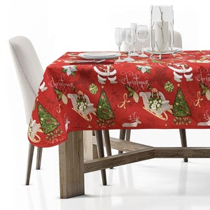 Servizio Tovaglia FIANDRA In Puro Cotone Bianco Con 18 Tovaglioli - Misura 140x360 Cm, Made In Italy - Foto 10