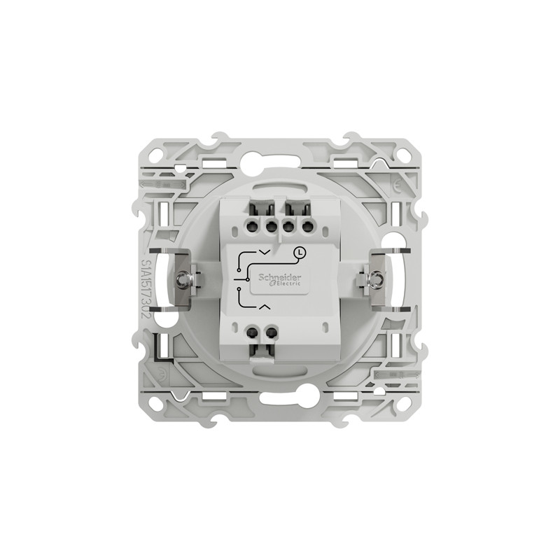 Interrupteur va-et-vient + poussoir 10A Schneider Electric Unica Déco blanc Interrupteur va-et-vient + poussoir 10A Schneider Electric Unica Déco blanc