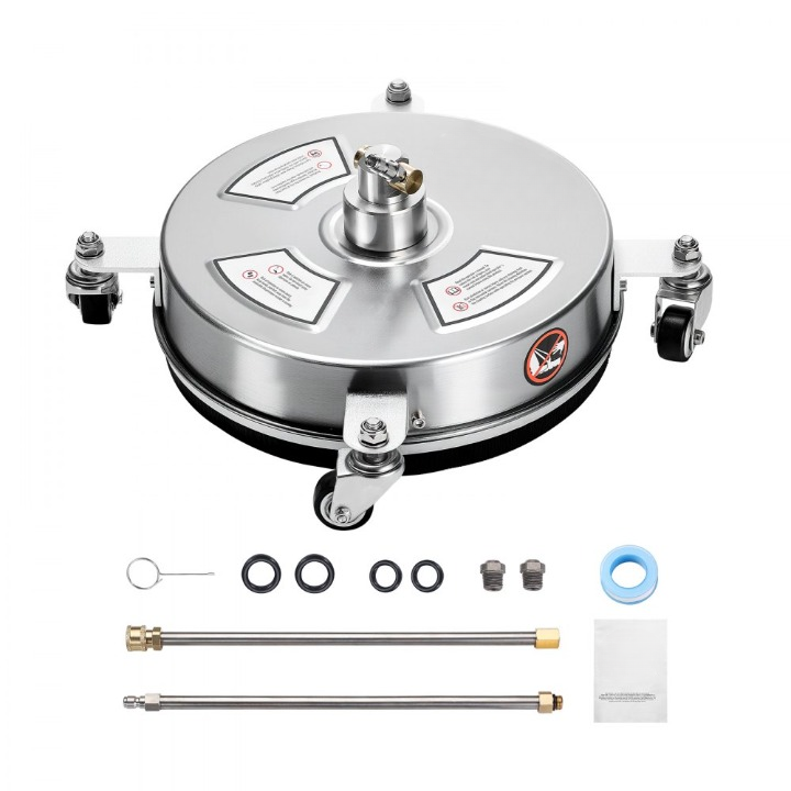 Macchina per la pulizia delle superfici ad alta pressione 4000 PSI in acciaio inox con estensioni TEKMAQUINAS - 2