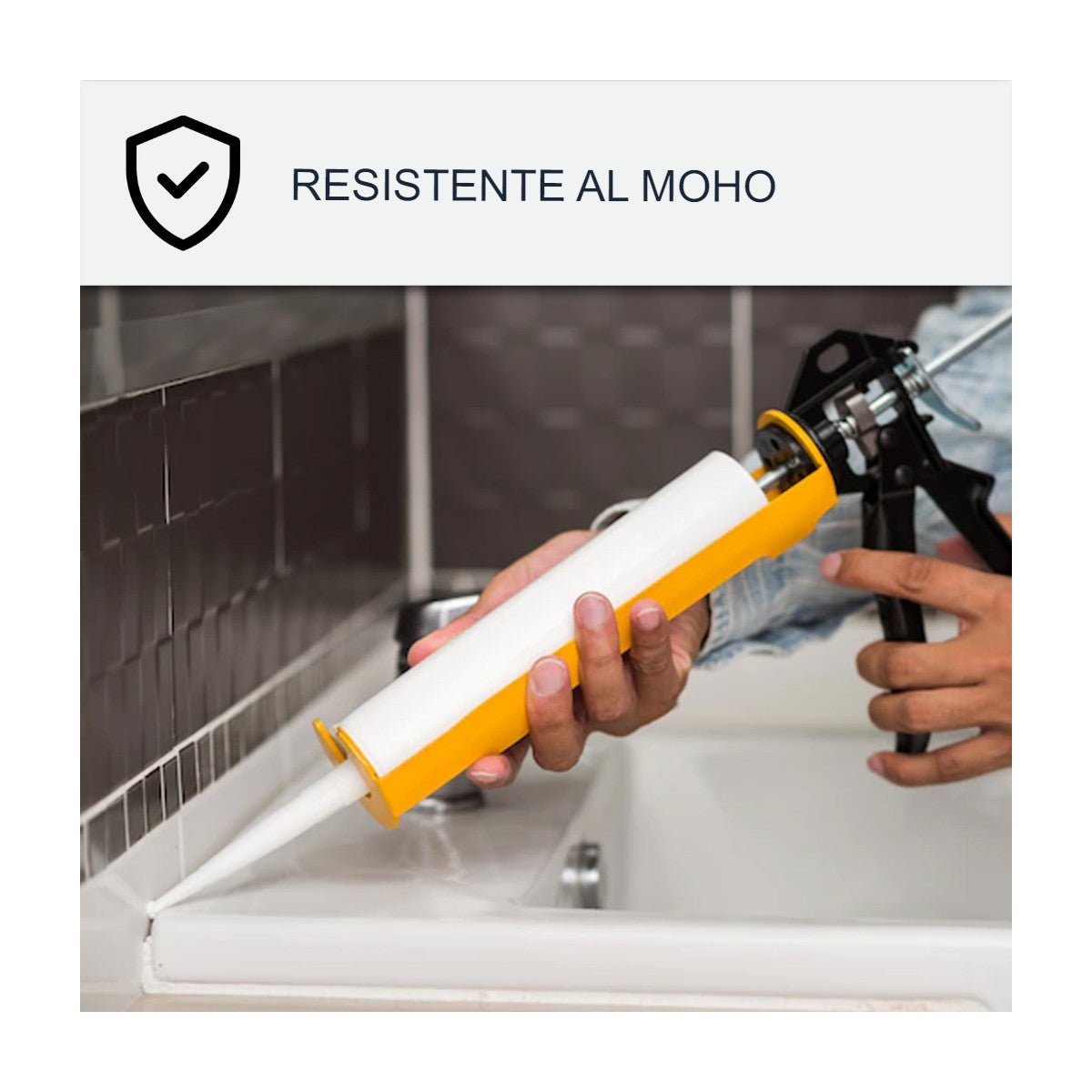 Silicona para ducha, bañera, lavabo - ARCASEALANT - 45 - 300 ml x 3 Blanco - ARCANE INDUSTRIES - 3