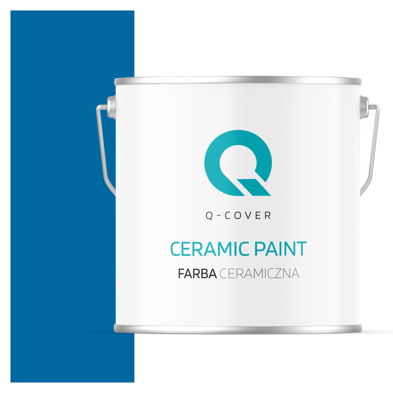 Farba Ceramiczna Do Ścian i Sufitów Q-Cover Ciemny niebieski H0312 Głęboki Mat 5L