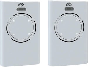 Juego De 2 Mandos A Distancia Compatible Con FAAC XT2 868 SLH - Control Remoto Puerta Garaje 868MHz Blanco