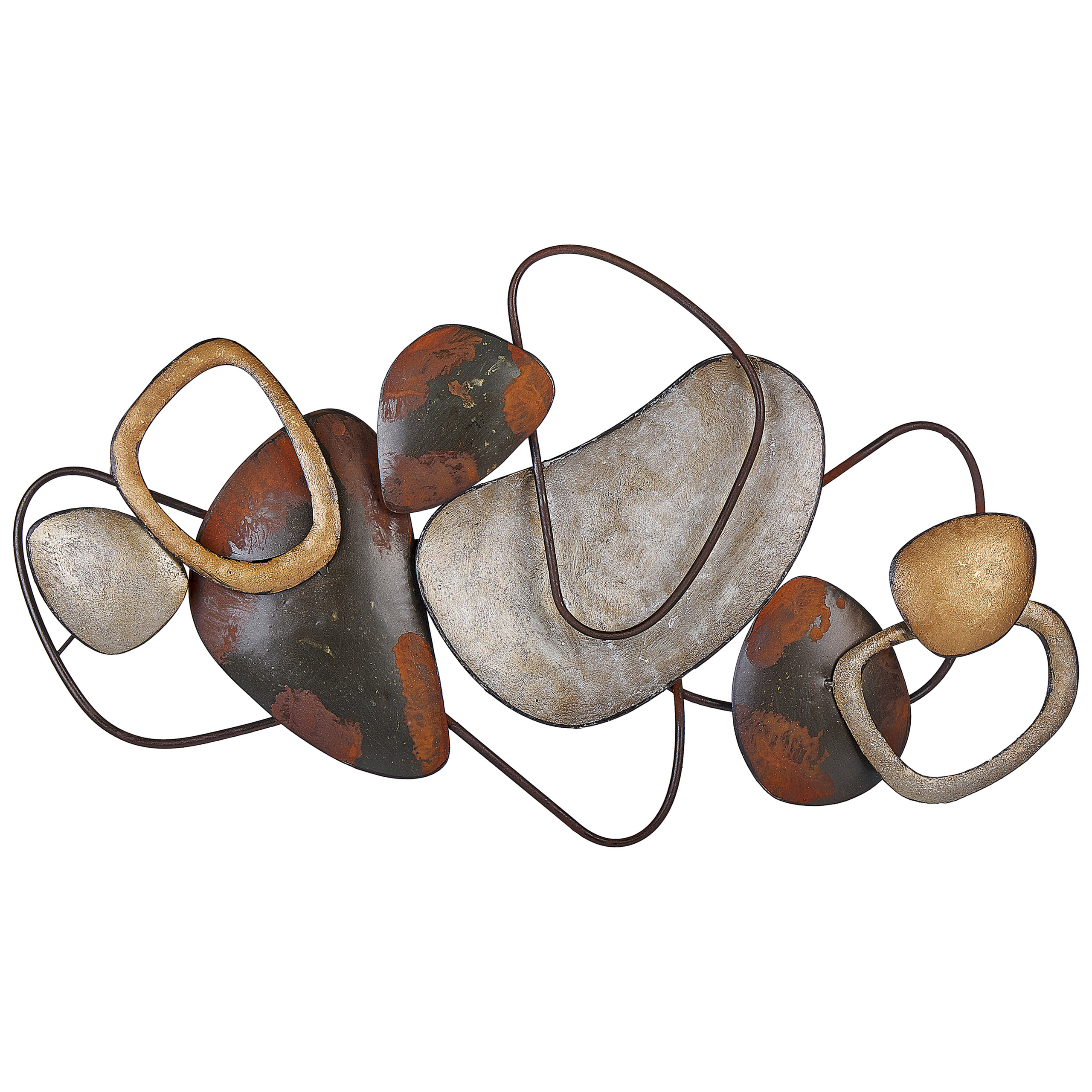 Decorațiune de perete COBALT Metal 50 cm Maro