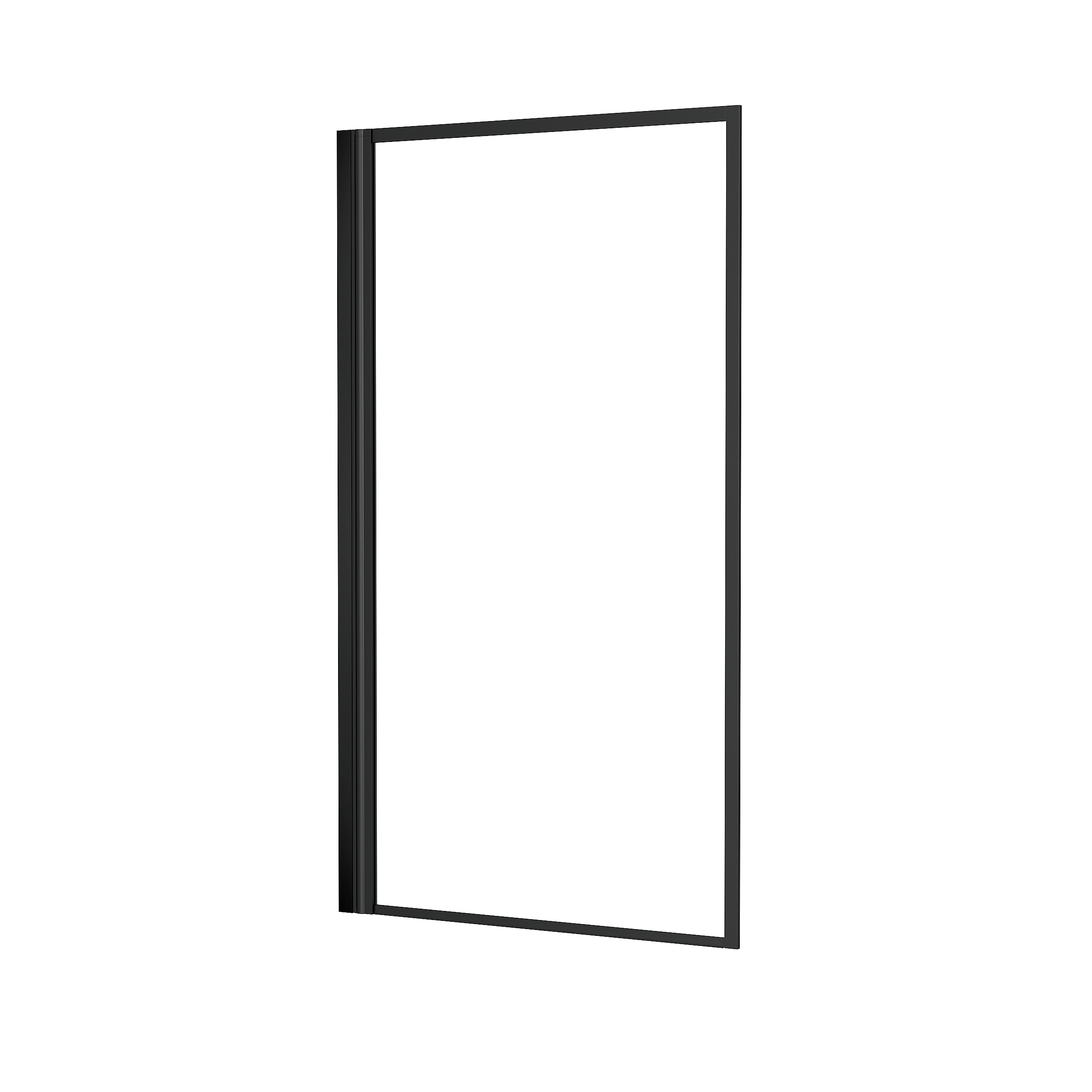 Pare baignoire rabattable 80x140cm - Finition Noir Mat - DARK CONTOURING SCREEN - 3