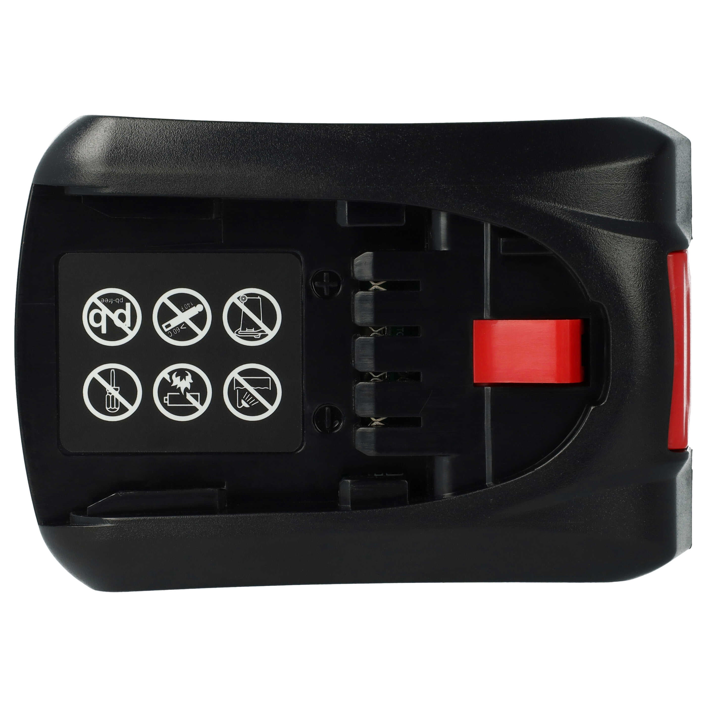 vhbw batteria compatibile con Bosch AdvancedOrbit 18, AdvancedShear 18V-10 utensile elettrico, aspirapolvere (2000 mAh, Li-Ion, 18 V) - 3