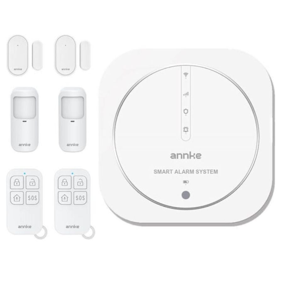 Sistem performant de alarma wireless ANNKE A113, WiFi si GSM, compatibil Tuya/Smart Life, control prin aplicatie, notificari SMS si apel