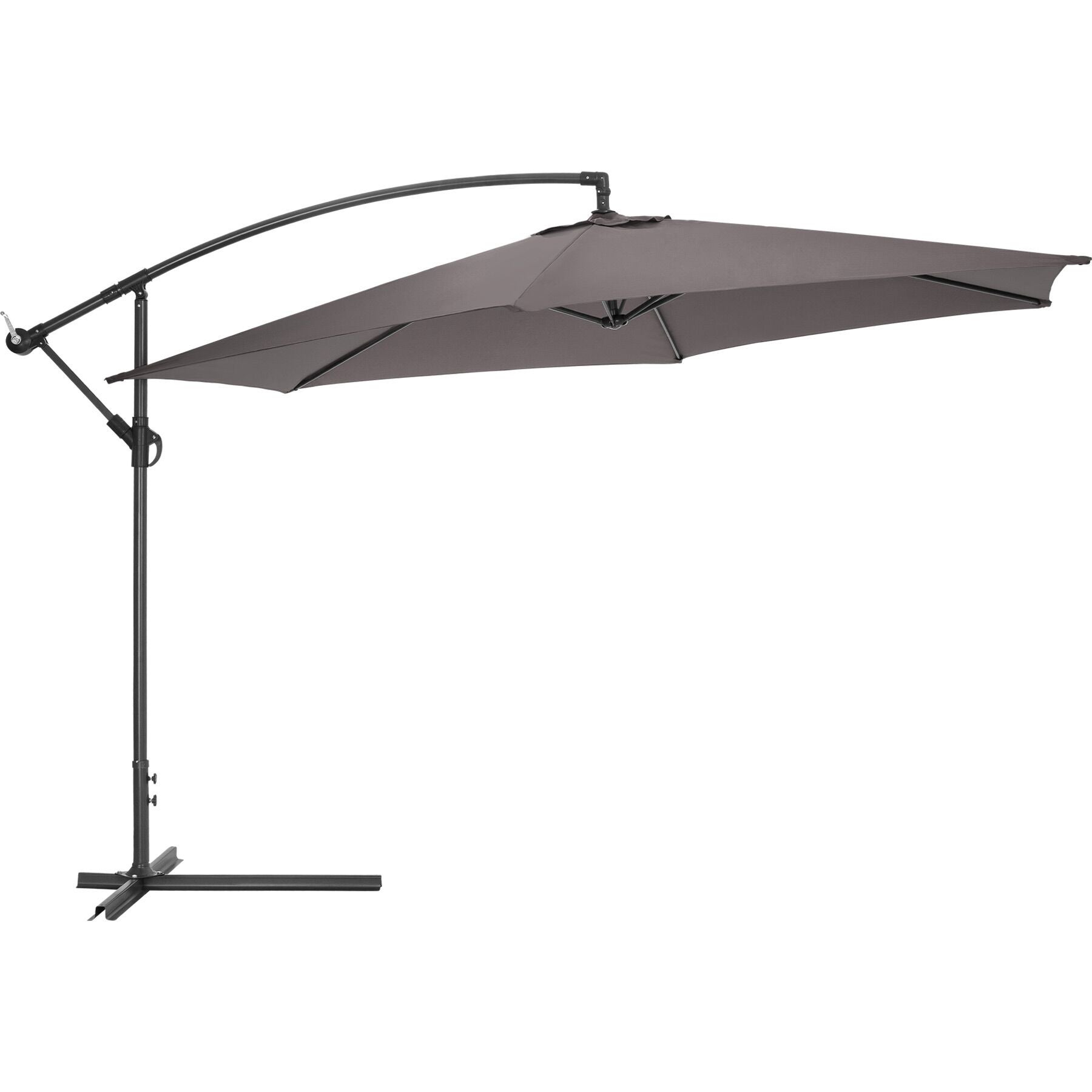 Parasol en polyester avec housse de protection 350 cm TECTAKE - 2