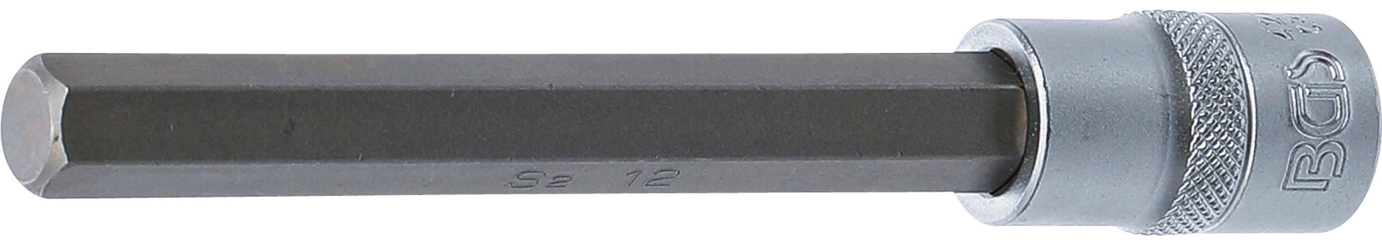 BGS bit do wkrętarki, długość 140 mm, napęd kwadrat wewnętrzny 12,5 mm (1/2"), sześciokąt wewnętrzny 12 mm - 4273