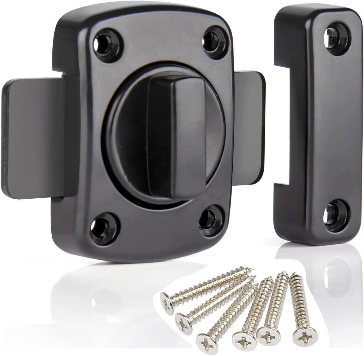 FAP 1204 - Serratura Nera 80x40 A Paletto A Vite Con Chiavi NS - Foto 11