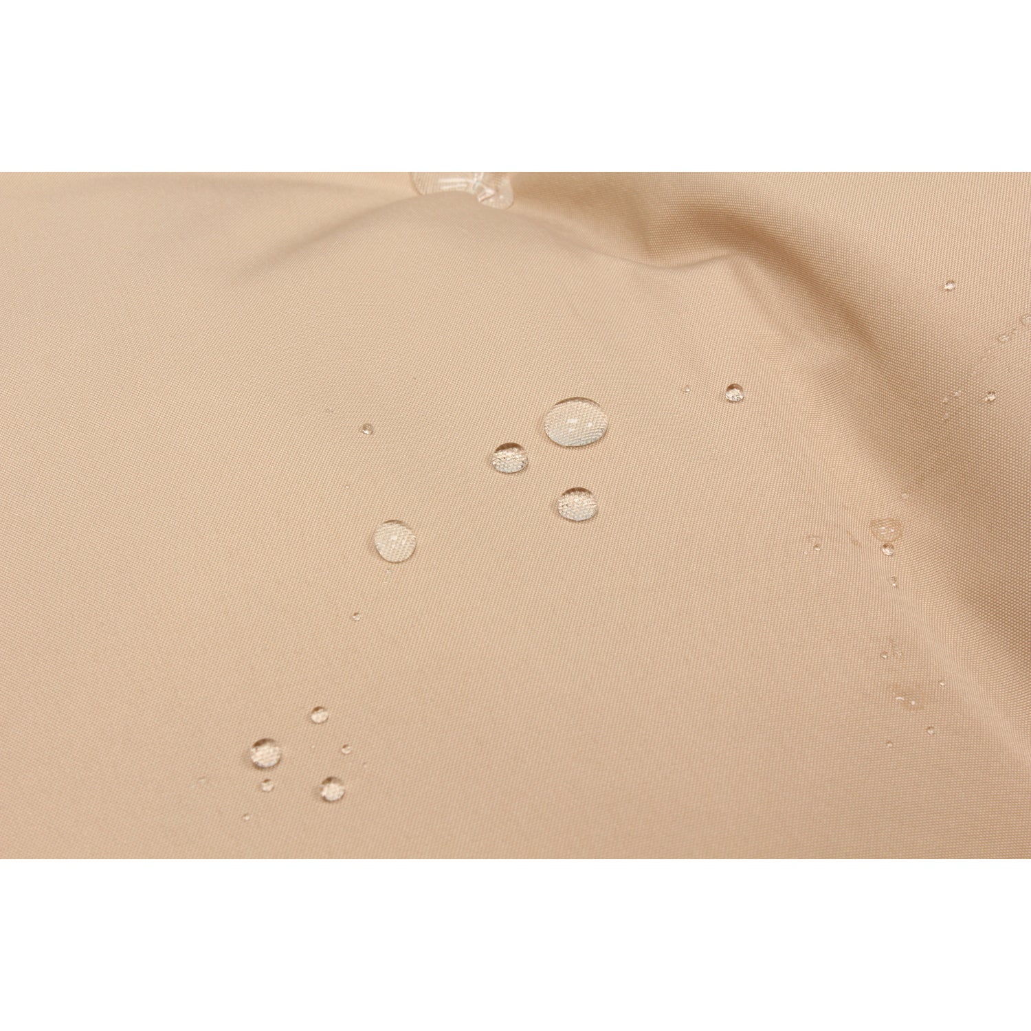 Fauteuil œuf sur pied en résine beige effet rotin JANE - 8