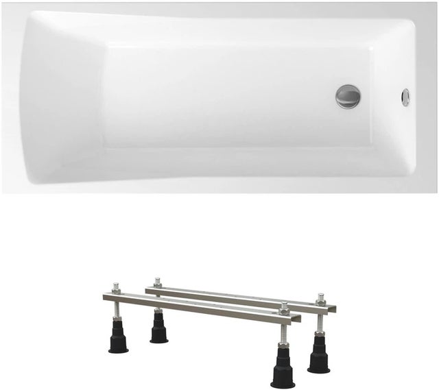 Wanna akrylowa Helmken Aurora 160x70 z akrylu lanego ze wzmocnionym korpusem + Nóżki / 35010060Z