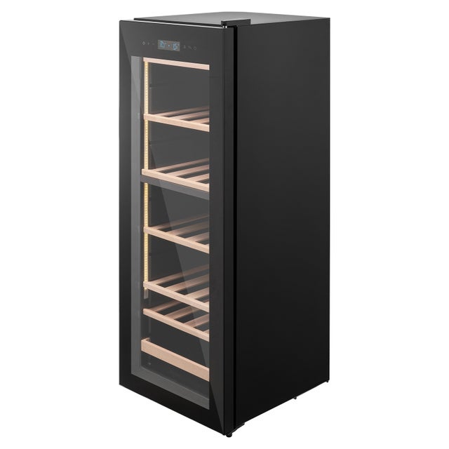 Cave a Vin SucceBuy 42 Bouteilles, Refrigerateur Autoportant pour Vins Rouges, Blancs et Champagnes