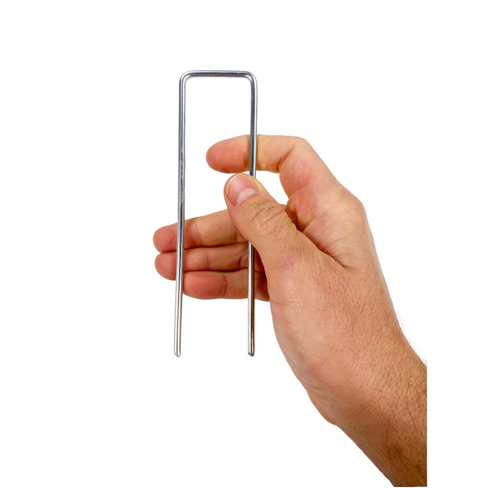 Lot De 30 Piquets De Paysage En Acier Galvanisé En Forme De G Pour Tentes De Filets Anti-oiseau | Leroy Merlin