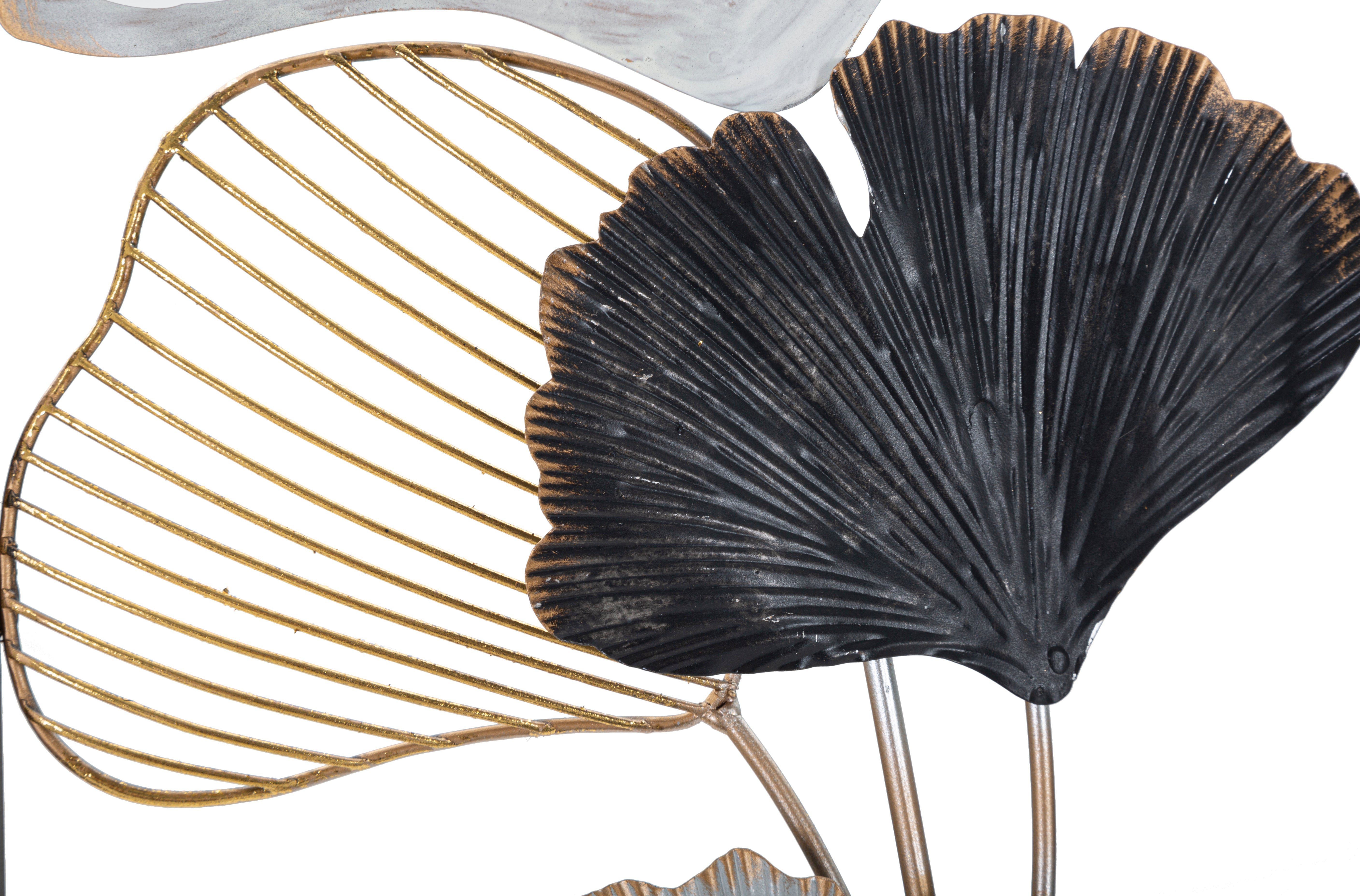 Pannello decorativo 3D in metallo multicolore cm 31x3,5x90 - 3