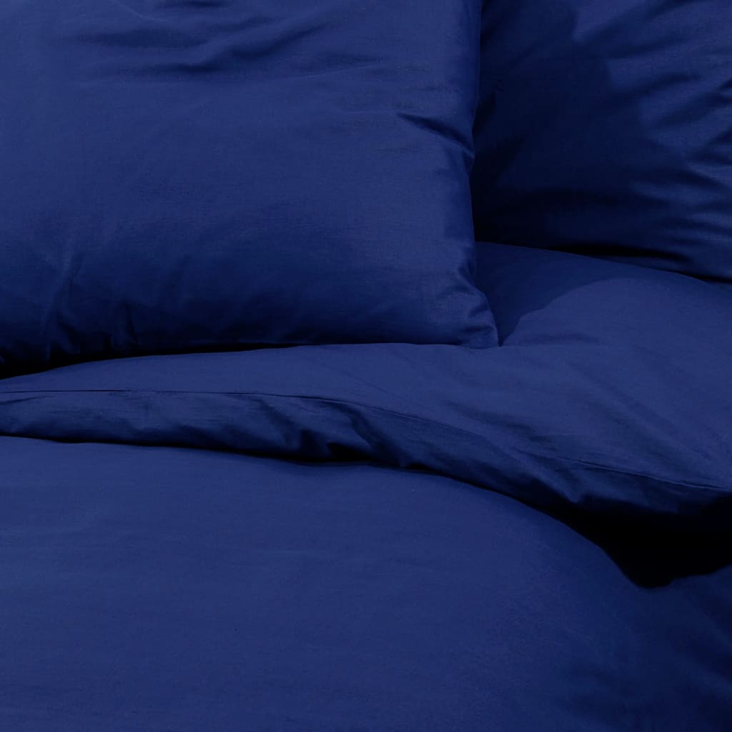 Conjunto capa de edredão 220x240cm microfibra leve azul marinho CFW33385 - 7