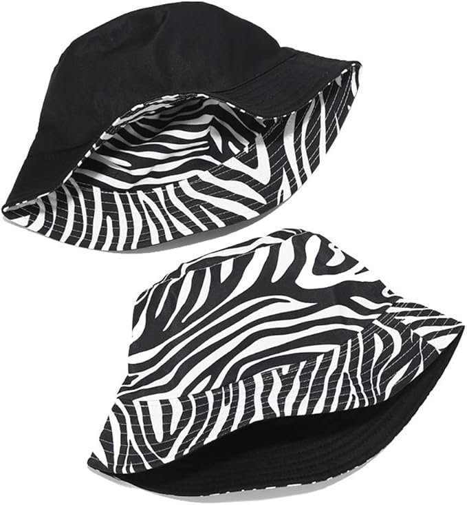 Chapeau bob femme, chapeau de soleil, visière, chapeau de plage, chapeau bob pliable réversible - 2