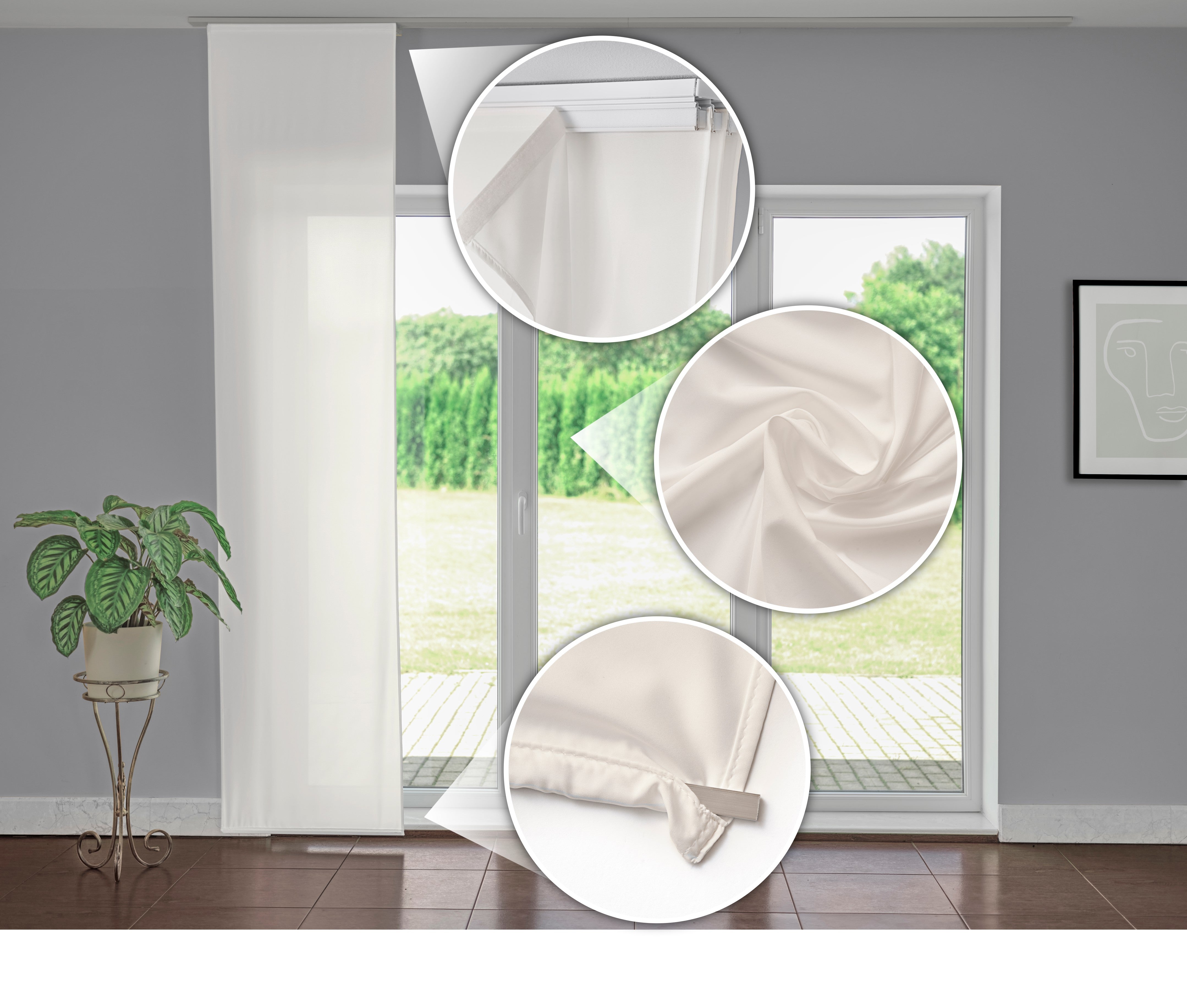 60x225 cm wellmira paneles japoneses silk: para salón, salón de belleza, odontología, peluquería