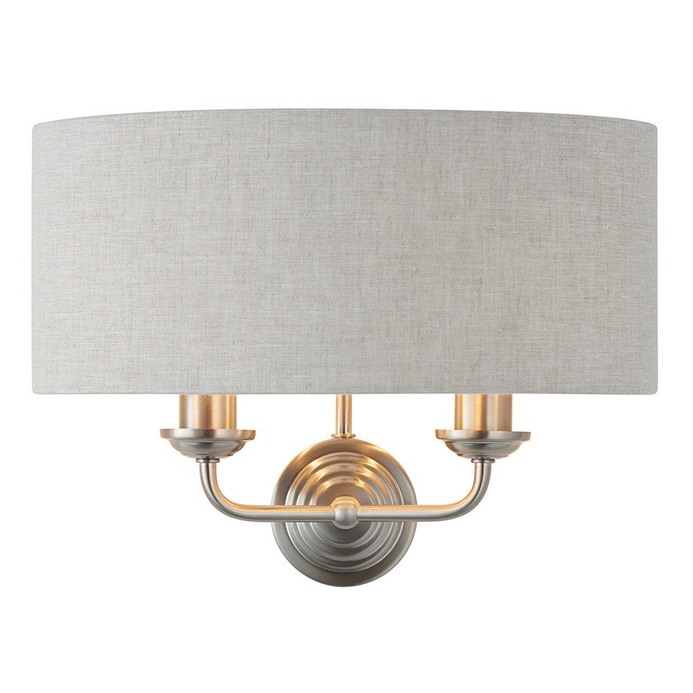 Kinkiet HIGHCLERE polerowany chromowany 2xE14x15W metal wym:25x35x18cm IP20 Endon