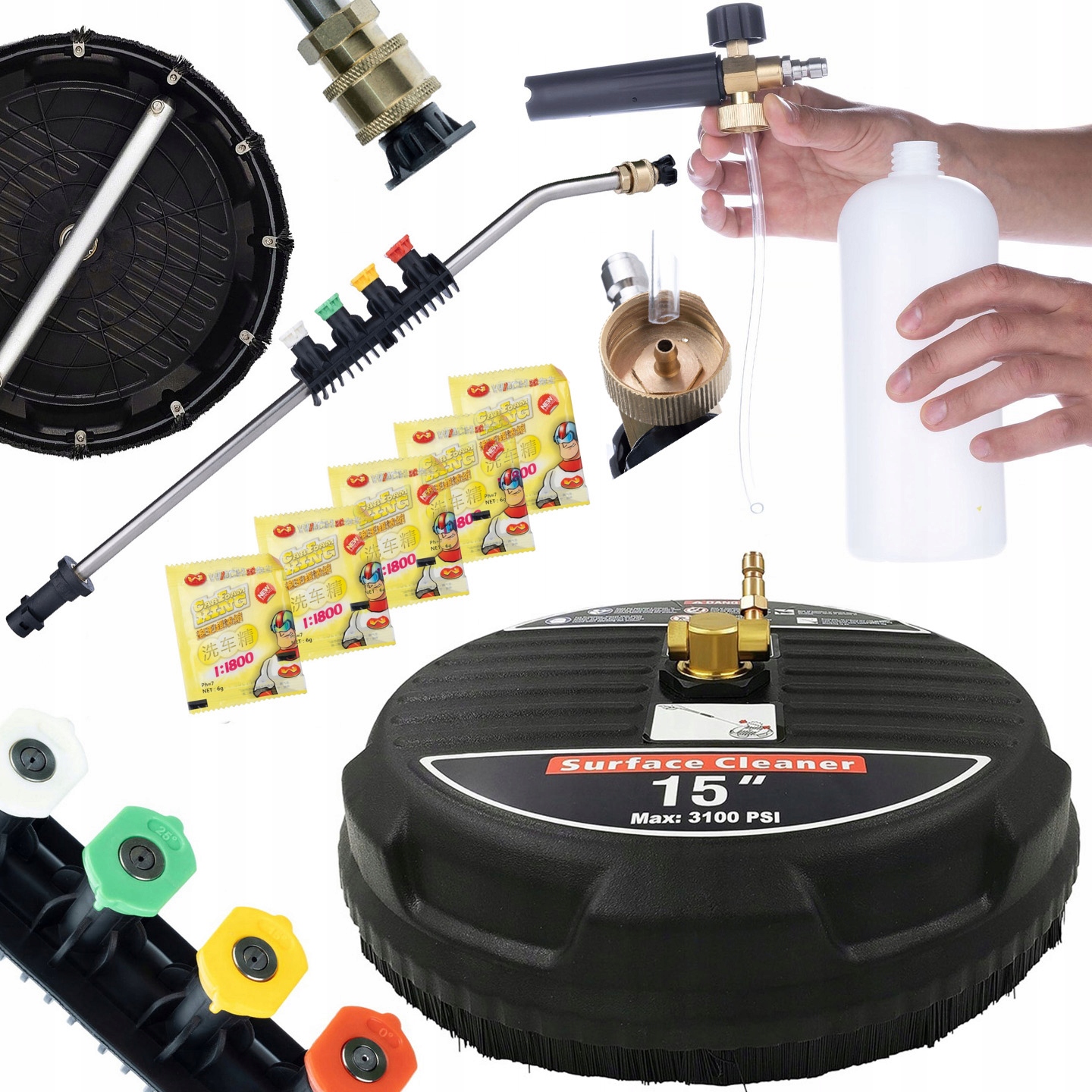 Rosfix Brosse De Nettoyage T-Racer – Compatible Avec Les