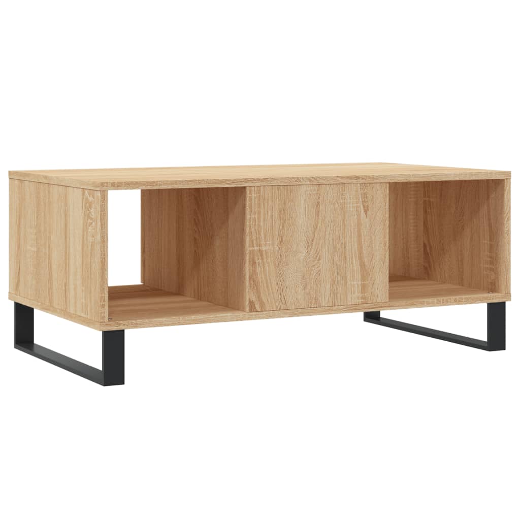 vidaXL Tavolino Salotto Rovere Sonoma 90x50x36,5 cm Legno Multistrato - 7