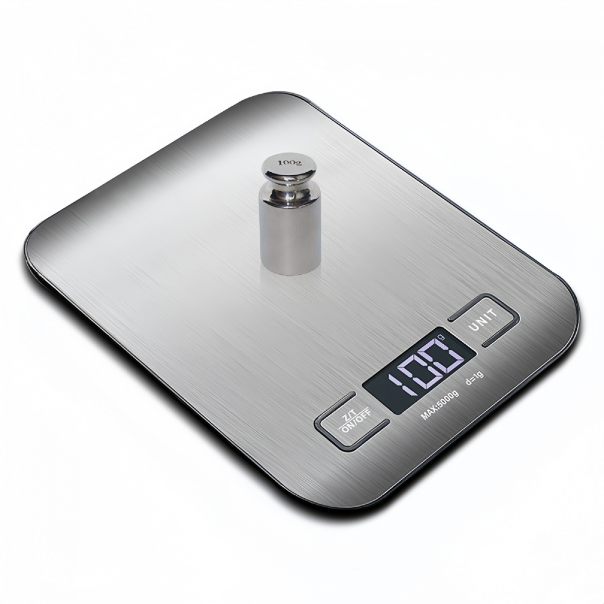 Bilancia Da Cucina Digitale Acciaio Inox 5 Kg Precisione 1g Display Lcd Tara Sensori Alta Precisione 88349624