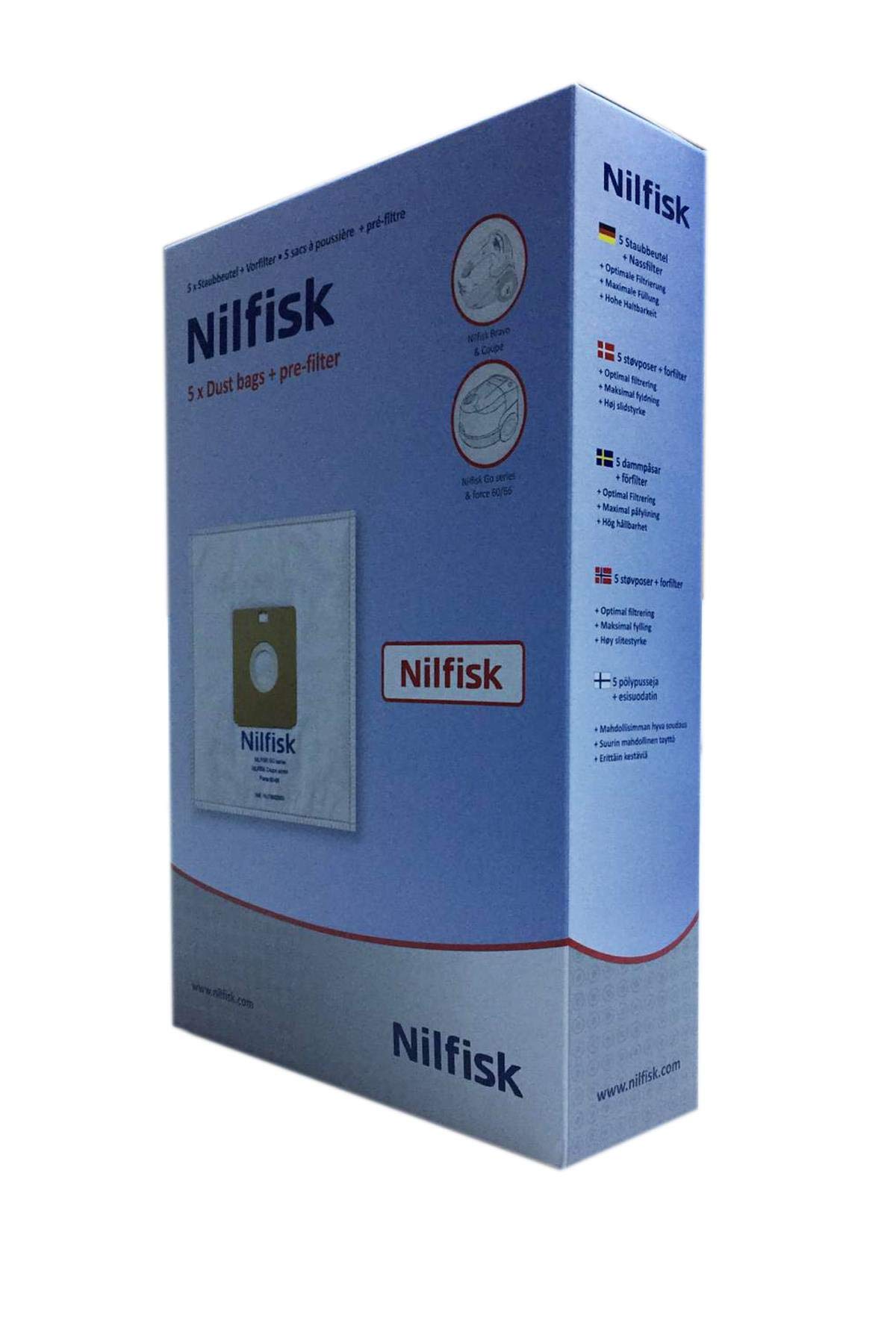 Sacos para aspirador de pó Nilfisk 30050002 - 4