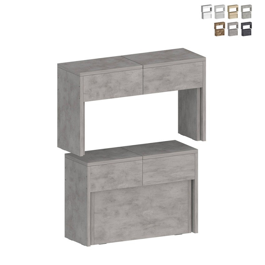 Ensemble de 2 rallonges 66-290 cm pour table à manger Pratika A + B ...