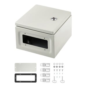 Bboite Eelectrique Etanche Exterieur,Boitier Etanche IP65,Coffret Electrique Etanche Electrique Exterieur Avec Accessoires De Montage Mural Et Serrure (29 * 19 * 14cm
