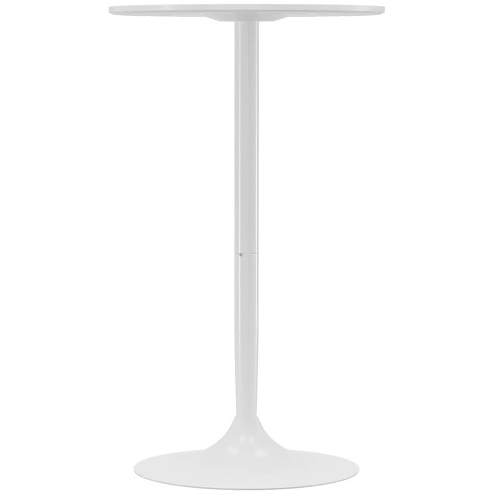 Stół barowy, stolik barowy, stół dla 2 osób, 60 x 60 x 102 cm, biały