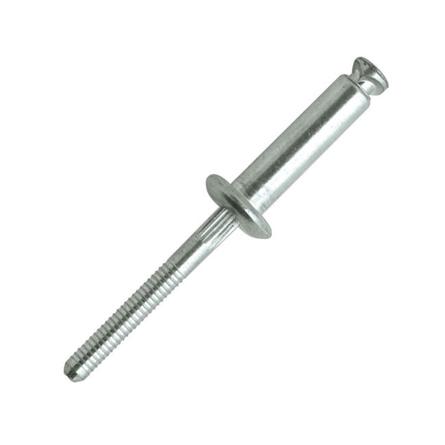 Au$250 Rivet Boite de 250 rivets de structure éclatés tête plate aluminium/acier T ...