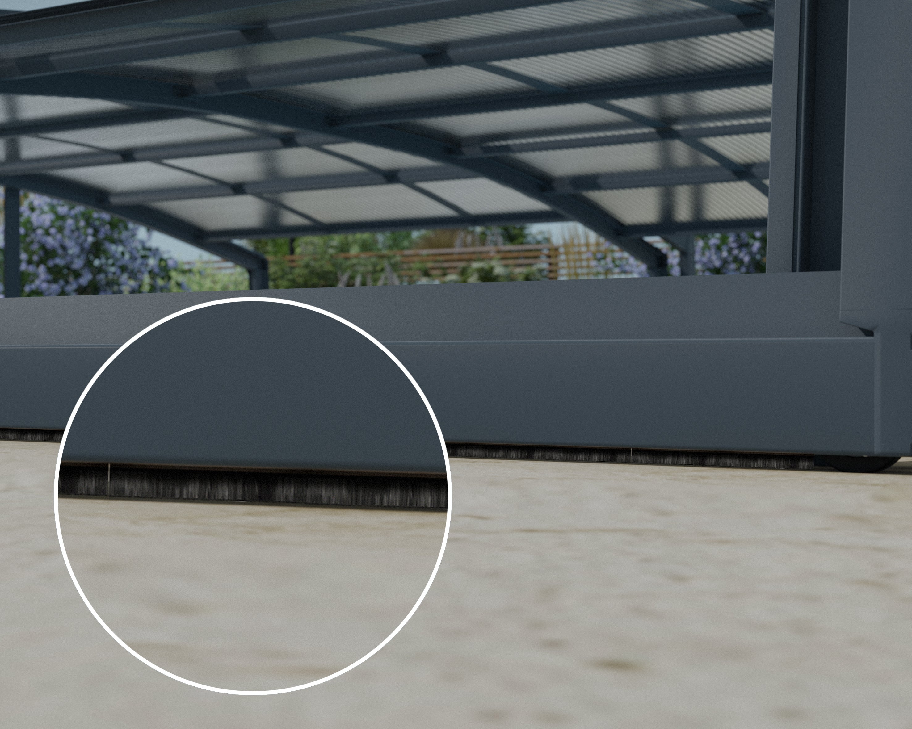 Canopia Abri piscine téléscopique Majorca 6.7 x 4.5 m Gris 669.2x0 - 5