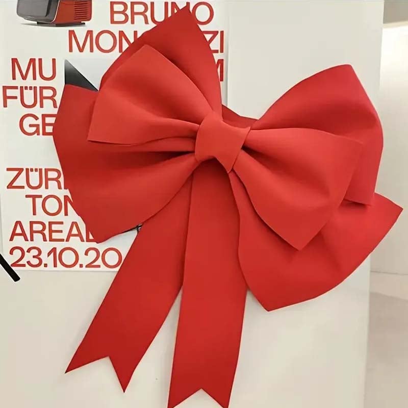 2 un Laço Vermelho Extra Grande em EVA leve e durável – Decoração Natal, Casamento, Dia dos Namorados, Ano Novo, Presente ou Casa - 8