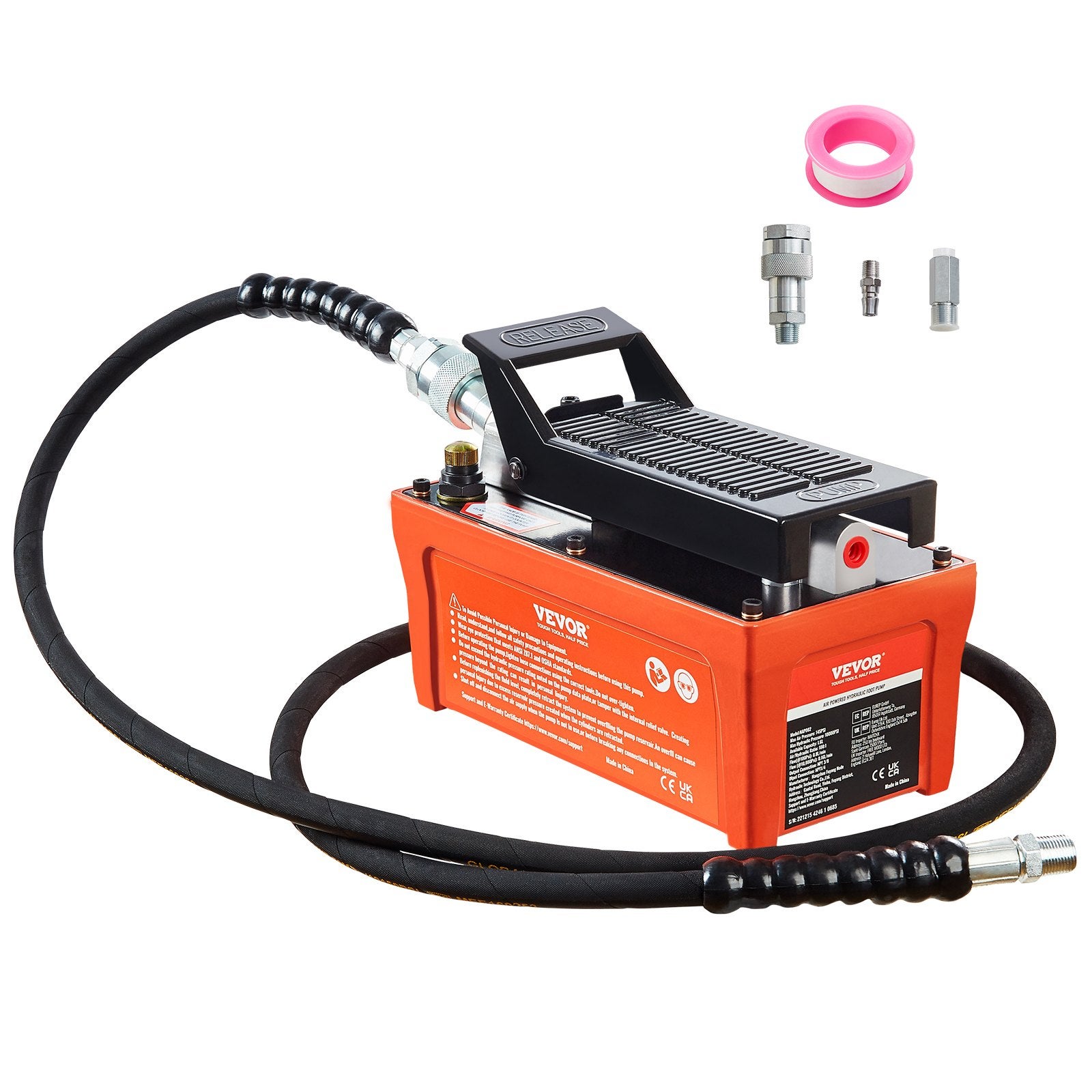 Pompe Hydraulique à Air VEVOR 700 Bar | Réservoir 1.6L Pour Carrosserie Et Traction