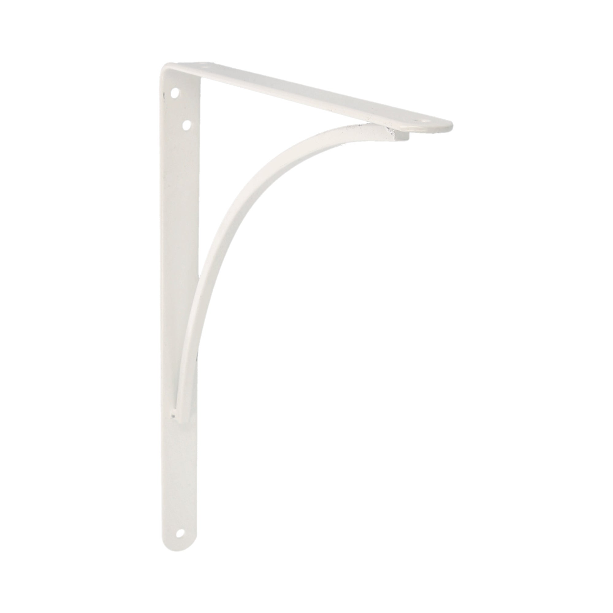 Amig - Staffe Per Mensole | Angolo Per Ripiani | Supporto Per Scaffale Acciaio Colore Bianco Misura 250x150 Mm Peso Massimo Consigliato 320 K 92345158