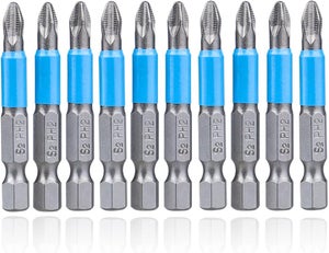 Punte Cacciavite Incrociato Magnetico PH2 Resistenti Per Trapano A