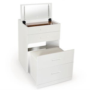 Pouf De Rangement Pliable - 32x32x32 Cm, Tissu Doux - Tabouret Multifonction Pour Salon, Chambre, Entrée