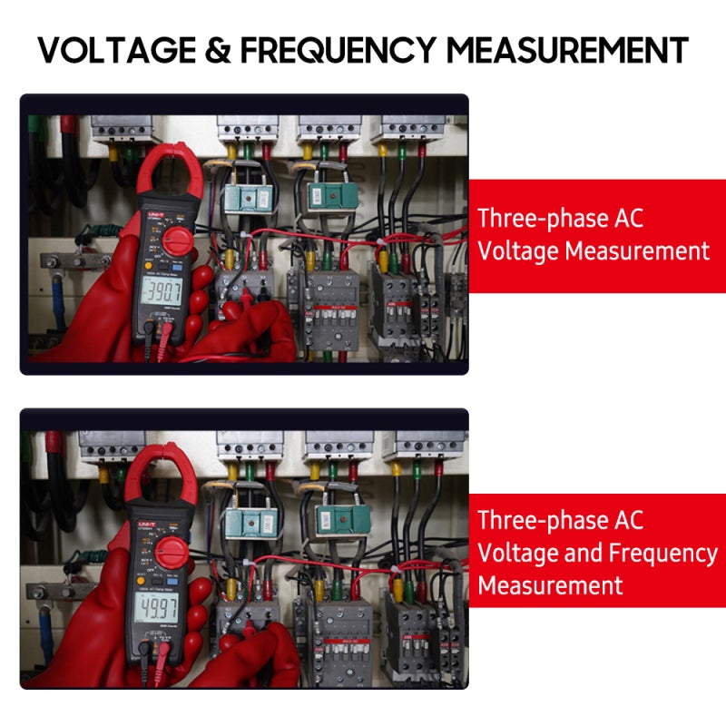 Multimètre numérique universel à pince UT206A+, 6 099 points, sélection automatique - 4