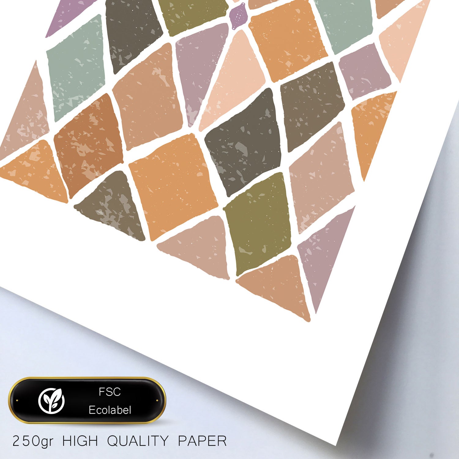 Nacnic Ensemble 6 Impressions De Motifs Dans De Style Ethnique Cadre Décoratifs Pour Votre Chambre Maison Impression A4 A3 Avec Des Cadre Noir - 3