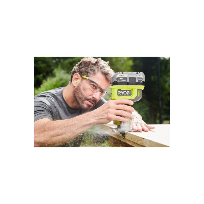 Affleureuse à bois RYOBI - RTR18-0 - 18V One+ - Sans batterie ni chargeur - 3