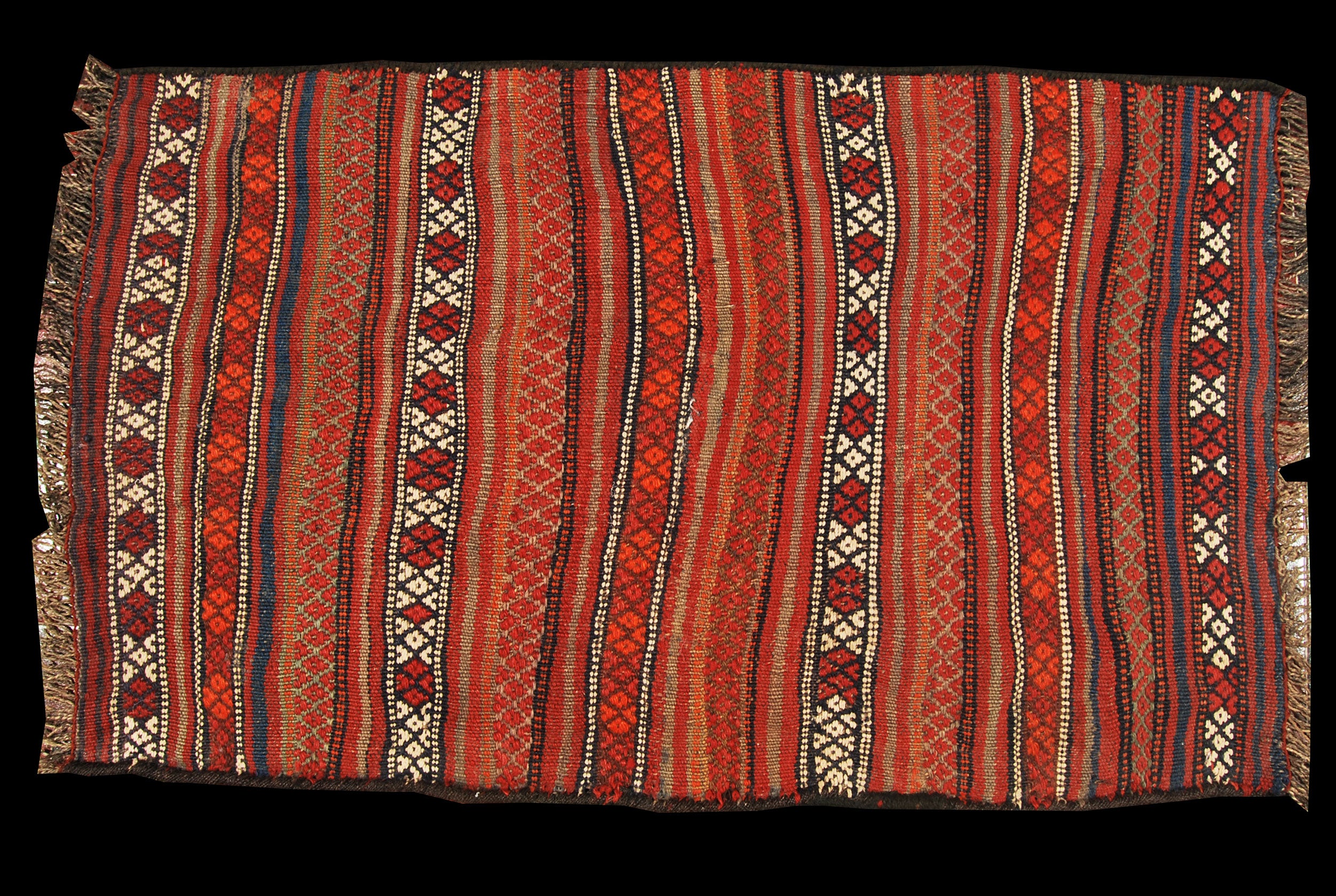 Oryginalny ręcznie tkany kilim/dywan z certyfikatem autentyczności 108x66 GALLERIAFARAH1970