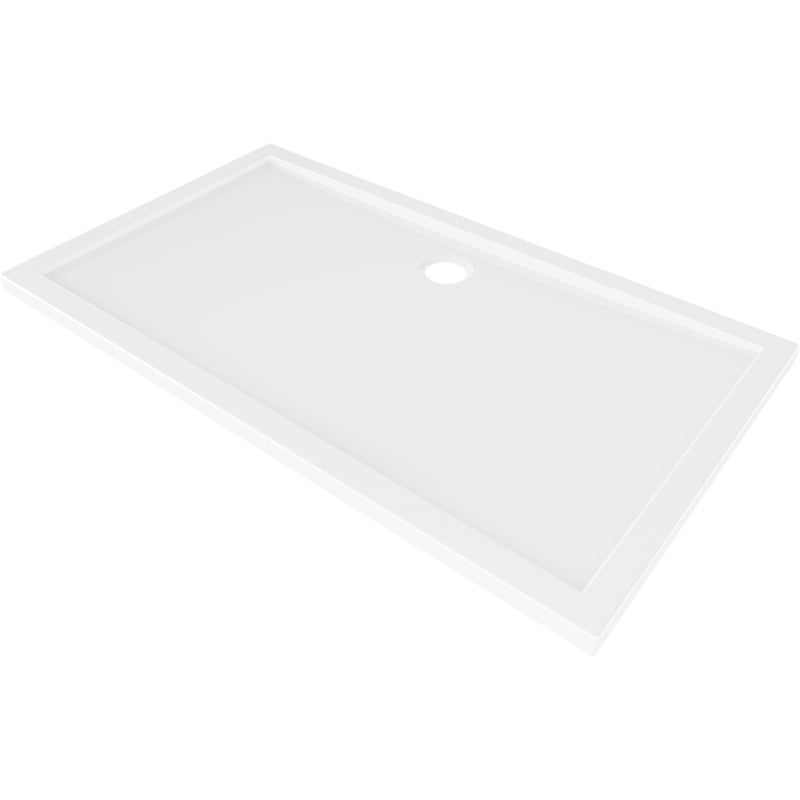 Mexen Flow brodzik prostokątny slim 150 x 85 cm, biały połysk - 46R108515