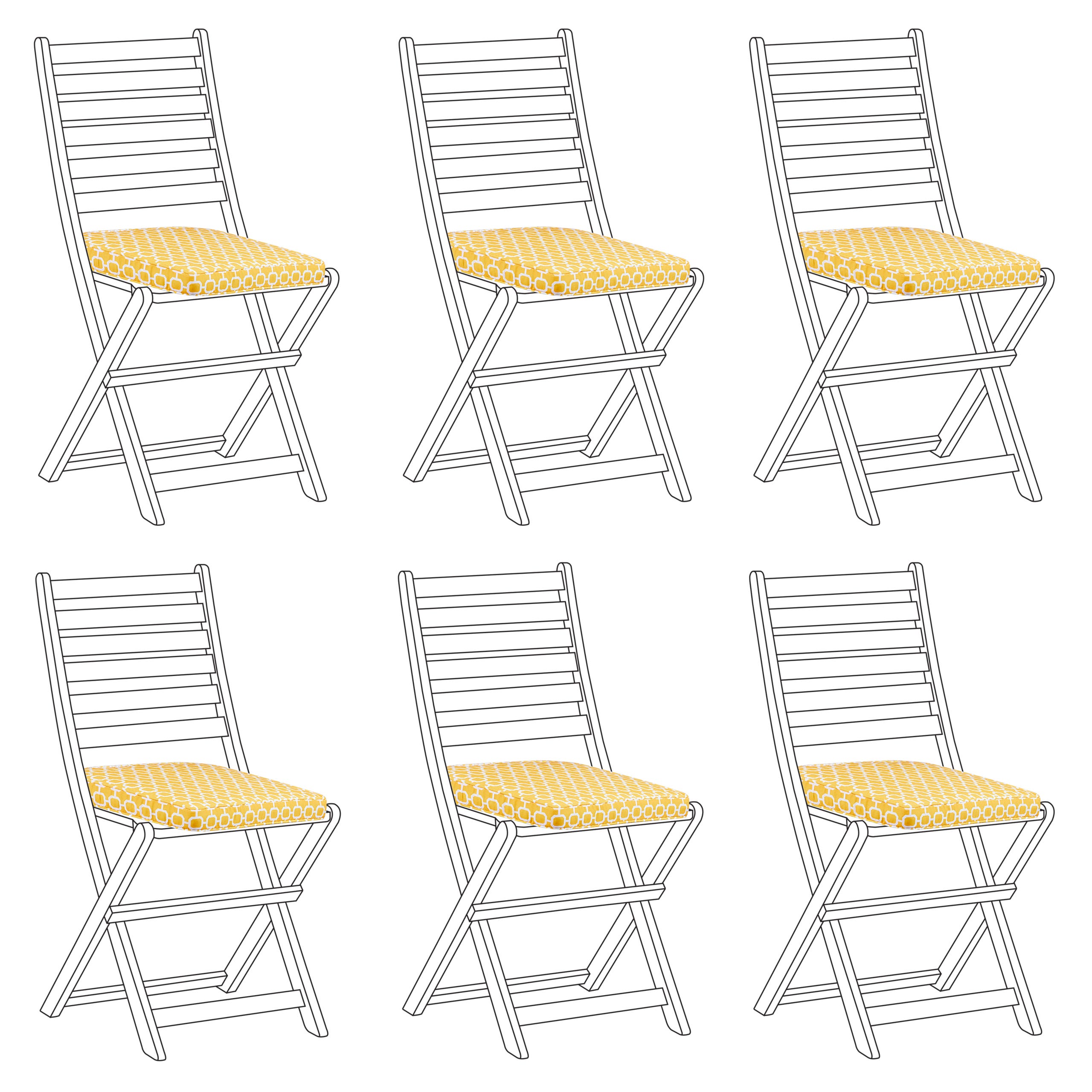 Lot de 5 coussins de chaise | Used - Good | €10.00 | Alès, Languedoc-Roussillon Lot de 5 coussins de chaise | Used - Good | €10.00 | Alès, Languedoc-Roussillon