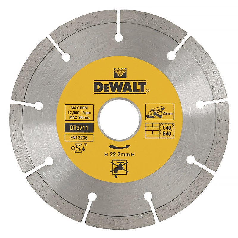 Tarcza Diamentowa DEWALT Do cięcia betonu i ceramiki 125mm