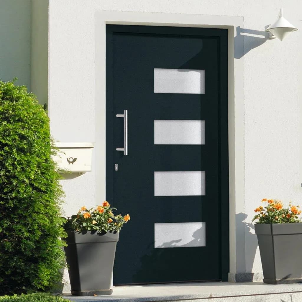 Porte D entr e Aluminium Et PVC Anthracite 100x210 Cm Leroy Merlin porte-d-entr-e-aluminium-et-pvc-anthracite-100x210-cm-leroy-merlin