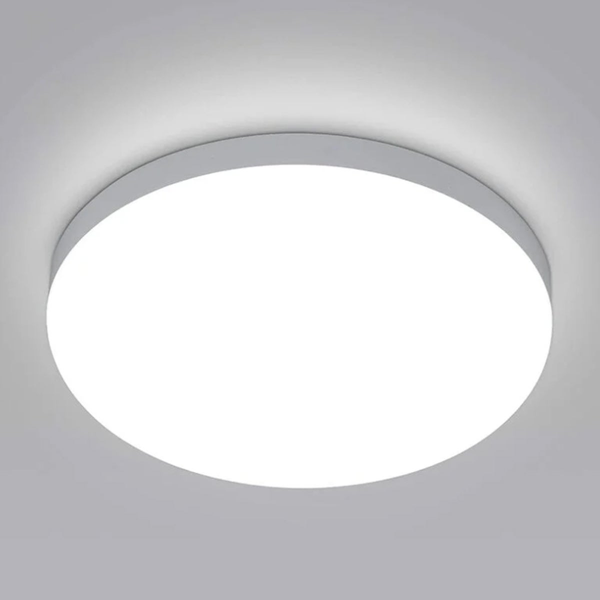 Plafonnier LED rond, lumière blanche froide 6500K, 30 watts, 30 cm de ...