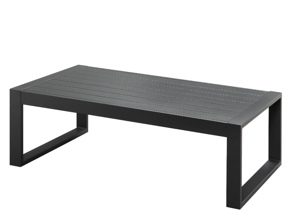 Table basse de jardin en aluminium - Anthracite - MOLOKAI de MYLIA