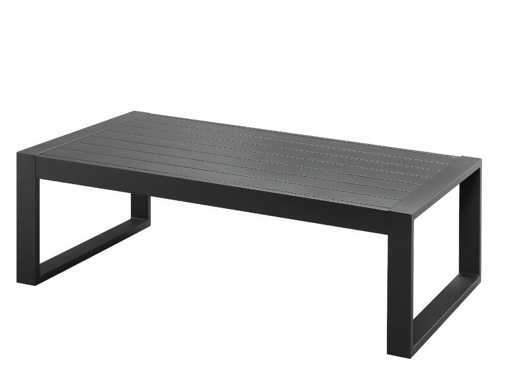 Table basse de jardin en aluminium - Anthracite - MOLOKAI de MYLIA
