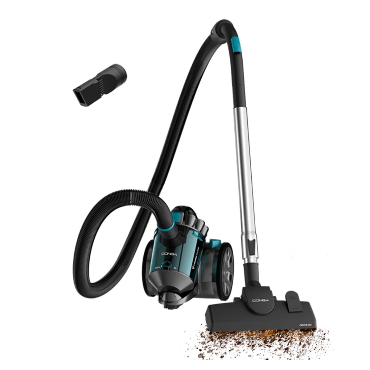 Conga Rockstar Wet & Dry Steel Pro Tool Feststoff- und Flüssigkeitsstaubsauger Cecotec