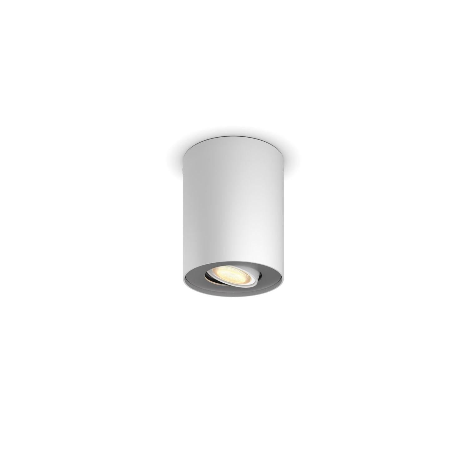Spot LED Philips Bracia - 1x5.5W, 2700K Blanc Chaud, Design Industriel, Réglable, Pour Intérieurs Modernes