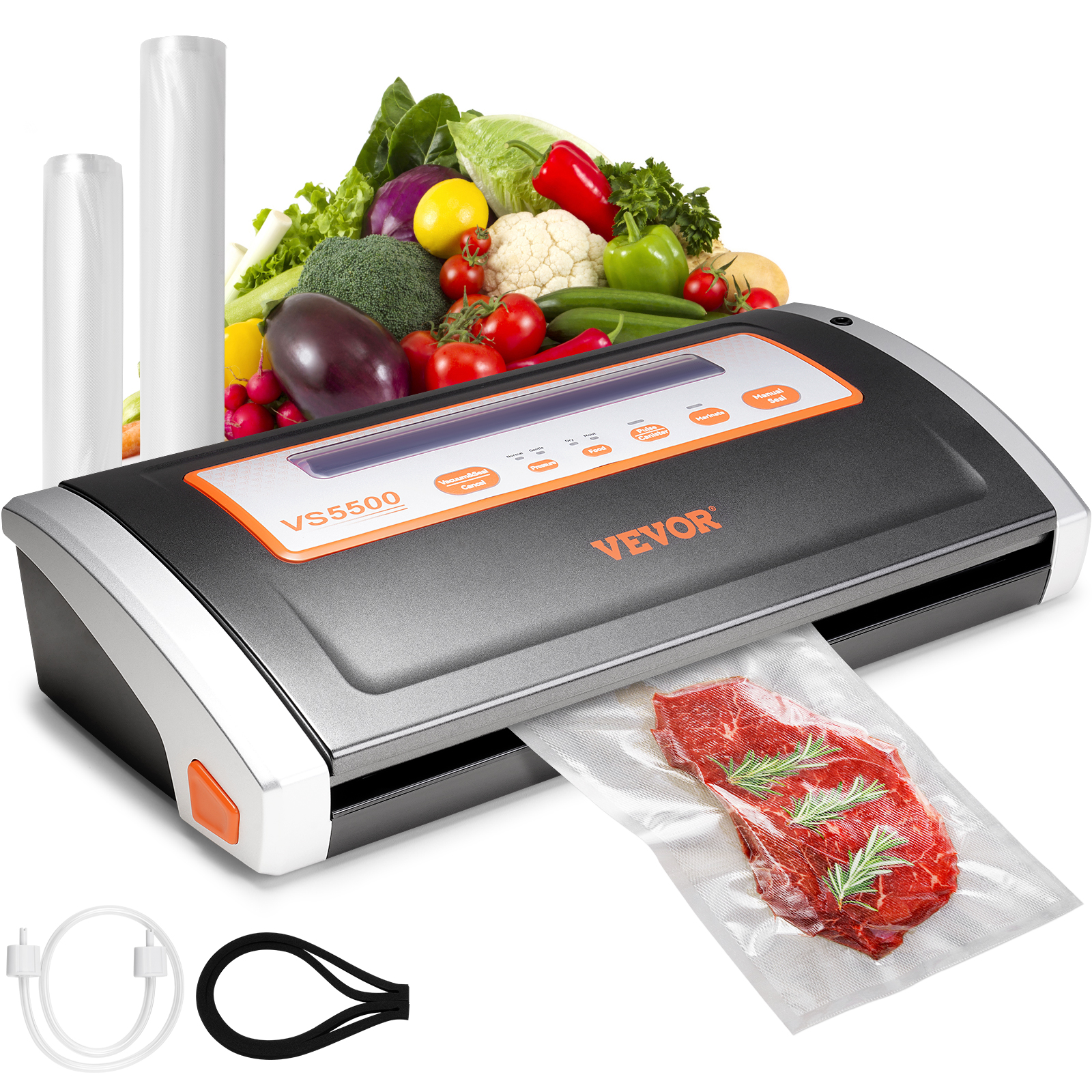 Macchina Sottovuoto HOMEKANE - Sigillatore Con Taglierina Per Alimenti Freschi E Secchi